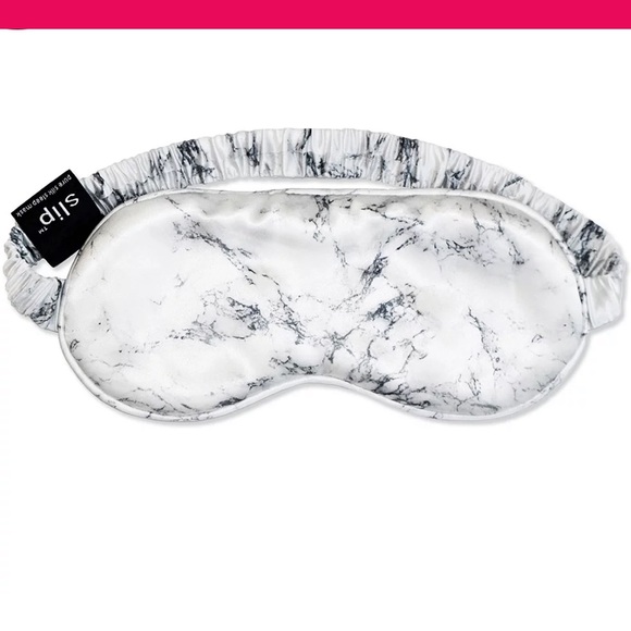 slip Accessories - •NEW•Slip Pure Silk Sleep Mask- Grey Marble